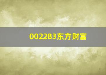 002283东方财富