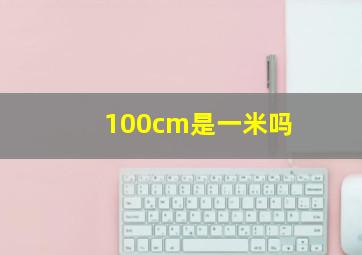 100cm是一米吗