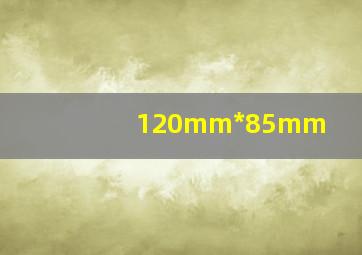 120mm*85mm