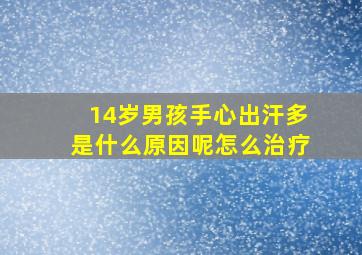 14岁男孩手心出汗多是什么原因呢怎么治疗