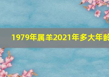 1979年属羊2021年多大年龄