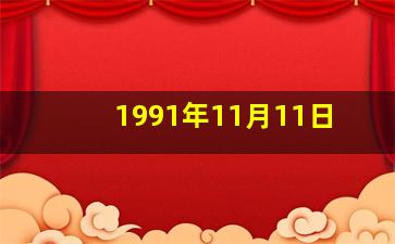 1991年11月11日