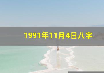 1991年11月4日八字