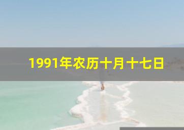 1991年农历十月十七日