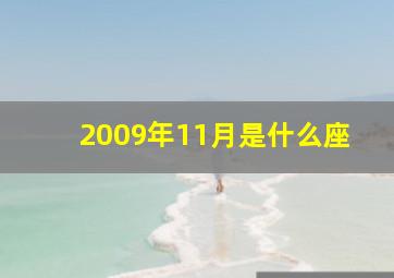 2009年11月是什么座