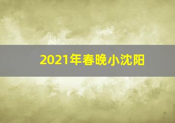 2021年春晚小沈阳