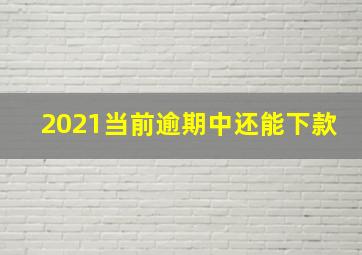 2021当前逾期中还能下款