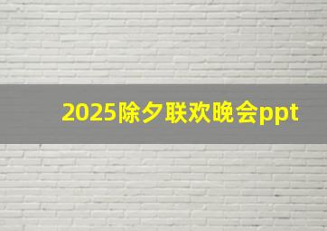 2025除夕联欢晚会ppt