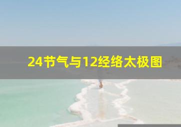 24节气与12经络太极图