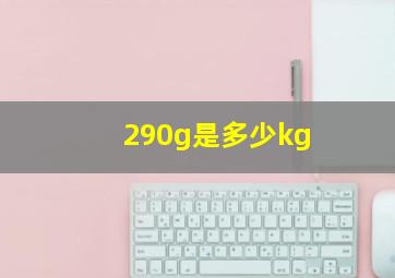 290g是多少kg