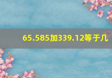 65.585加339.12等于几