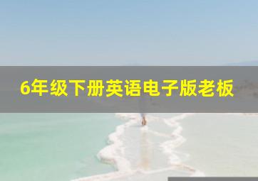 6年级下册英语电子版老板