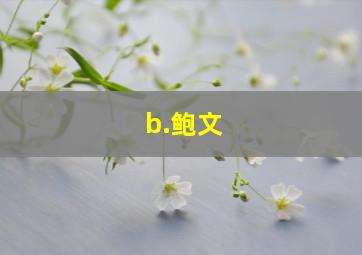 b.鲍文