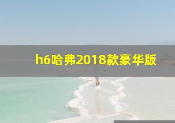 h6哈弗2018款豪华版