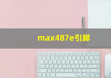 max487e引脚