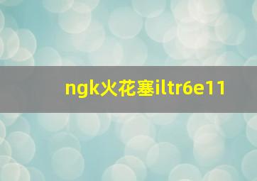 ngk火花塞iltr6e11