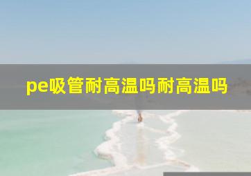 pe吸管耐高温吗耐高温吗