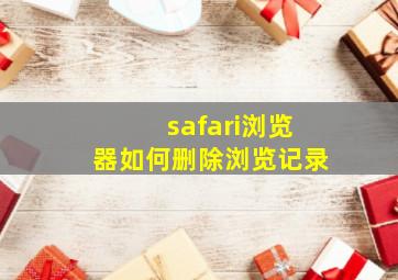 safari浏览器如何删除浏览记录