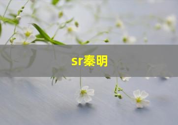 sr秦明