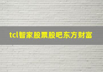 tcl智家股票股吧东方财富