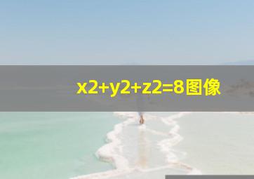 x2+y2+z2=8图像