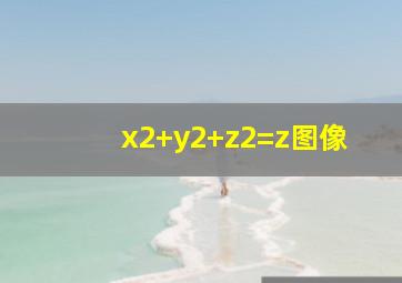 x2+y2+z2=z图像