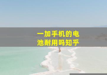 一加手机的电池耐用吗知乎