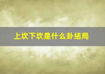 上坎下坎是什么卦结局