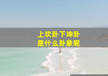 上坎卦下坤卦是什么卦象呢