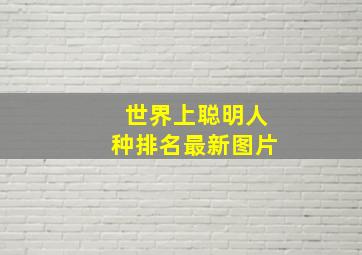 世界上聪明人种排名最新图片