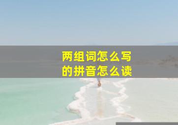 两组词怎么写的拼音怎么读