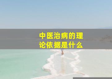 中医治病的理论依据是什么