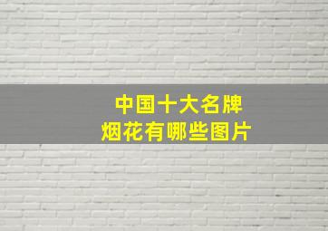 中国十大名牌烟花有哪些图片