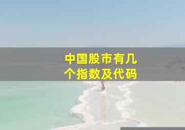 中国股市有几个指数及代码