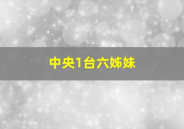 中央1台六姊妹