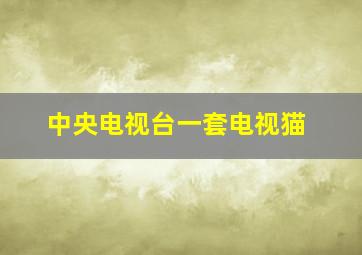 中央电视台一套电视猫