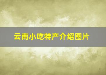 云南小吃特产介绍图片