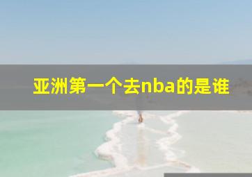 亚洲第一个去nba的是谁