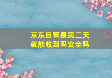 京东自营是第二天就能收到吗安全吗