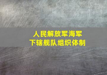 人民解放军海军下辖舰队组织体制