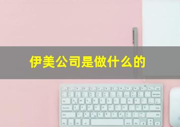 伊美公司是做什么的