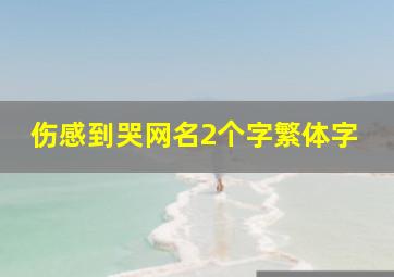 伤感到哭网名2个字繁体字