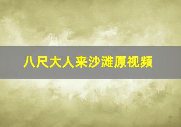 八尺大人来沙滩原视频