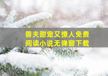 兽夫甜宠又撩人免费阅读小说无弹窗下载