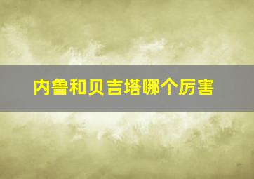 内鲁和贝吉塔哪个厉害