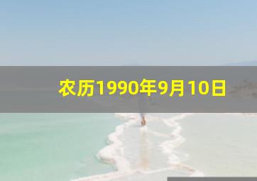 农历1990年9月10日