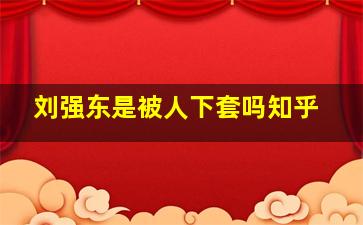 刘强东是被人下套吗知乎