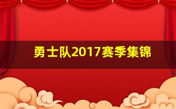 勇士队2017赛季集锦