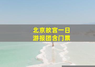 北京故宫一日游报团含门票