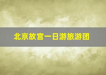 北京故宫一日游旅游团